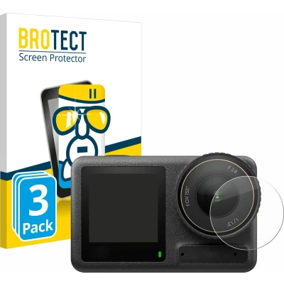 Afbeelding van BROTECT Screenprotector voor DJI Osmo Action 4 (Lens) Folie Beschermfolie Beschermglas transparant (3 Stuks)