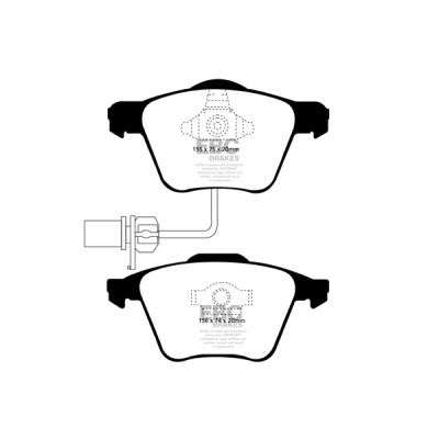 Afbeelding van Remblokkenset, schijfrem EBC BRAKES DP41495R
