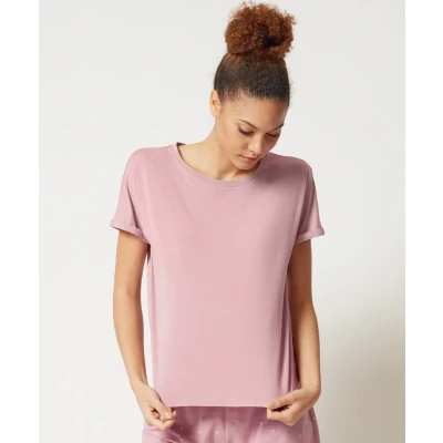 Afbeelding van Skiny Every MIX Match Pyjamashirt, Dames, Maat: 36, Woodrose