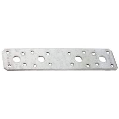 Afbeelding van Alberts 330101 platte connector sendzimir verzinkt 180 x 40 mm