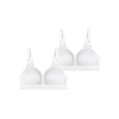 Afbeelding van Triumph 2PACK Triaction Workout Tshirt BH, Dames, Maat: 70B, White