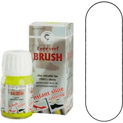 Afbeelding van Brush leerverf 25ml 043 Wit