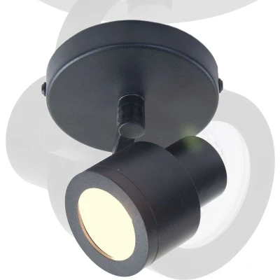 Afbeelding van HighLight spot Alto 1 lichts rond excl. 1x GU10 zwart