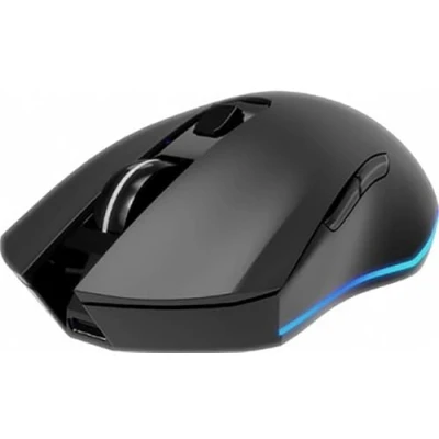 Afbeelding van Gembird MUSGW 6BL 02 PC Gaming muis draadloos Draadloze oplaadbaar RGB LED backlight Optisch 3200 DPI