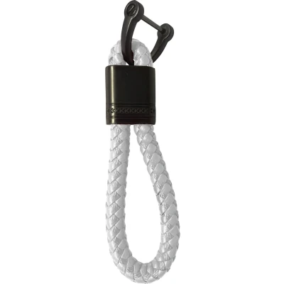 Afbeelding van Sleutelhanger Koord Met Ring Touw Auto Wit