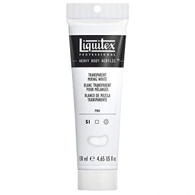 Afbeelding van Liquitex 8870238 Professional Heavy Body acrylverf in kunstenaarskwaliteit met uitstekende lichtechtheid en boterachtige consistentie, 138ml Tube, Transparent Mixing White