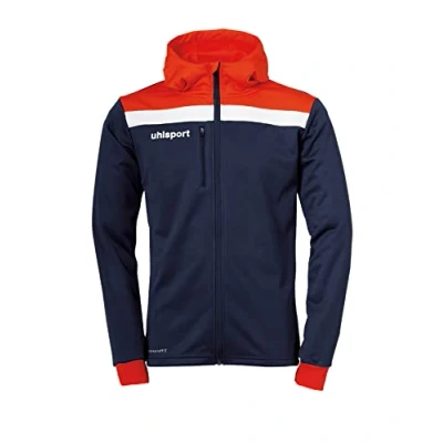 Afbeelding van Uhlsport Offense 23 Trainingsjack Met Capuchon Kinderen Marine / Rood Wit Maat: 164