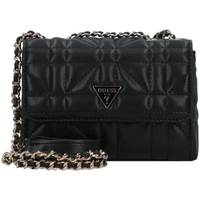 Afbeelding van Guess Edita MINI FLAP Schoudertas, Dames, Maat: One Size, Black
