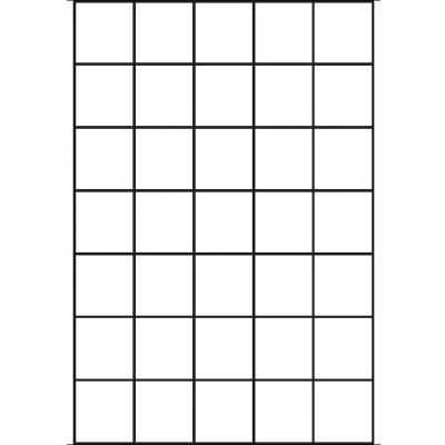 Afbeelding van A4 etiketten 40 x 42,3 mm wit (100 vel)