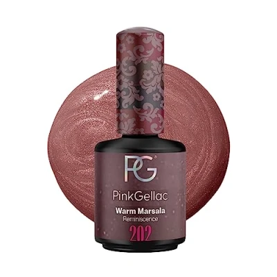 Afbeelding van Pink Gellac 202 Warm Marsala gel nagellak 15 ml