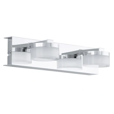 Afbeelding van EGLO Romendo Wandlamp 2 Lichts LED Chroom Helder, Gesatineerd