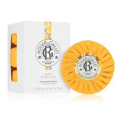 Afbeelding van Roger &amp; Gallet Bois D&#039;Orange Zeep 3 x 100 gram