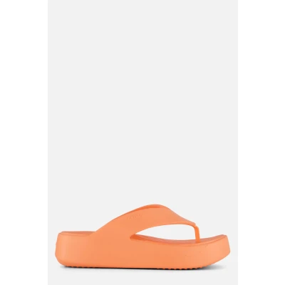 Afbeelding van Crocs Getaway Teenslippers, Dames, Maat: 38.5, Sunkissed Kunststof