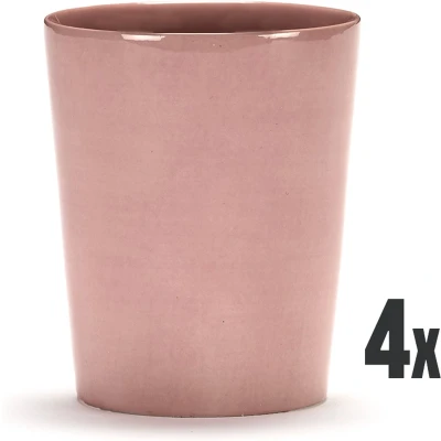 Afbeelding van Serax Ottolenghi 33 cl Tea Cup Delicious Pink 4 stuks B8921019D