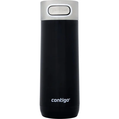 Afbeelding van Contigo Luxe Autoseal reismok, thermobeker van roestvrij staal, vacuümfles, lekvrije beker, vaatwasmachinebestendig, koffiemok met BPA vrij, gemakkelijk te reinigen deksel, zoethout