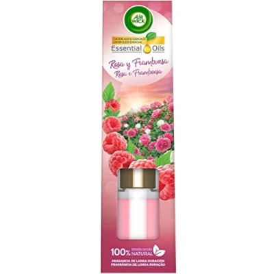 Afbeelding van Airwick Essential Oils Geurstokjes Rose &amp; Raspberry 40 ml