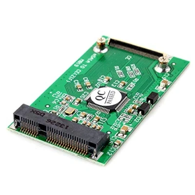 Afbeelding van KALEA INFORMATIQUE mSATA naar ZIF 40 adapter met tafelkleed meegeleverd, ter vervanging van een pins schijf door SSD
