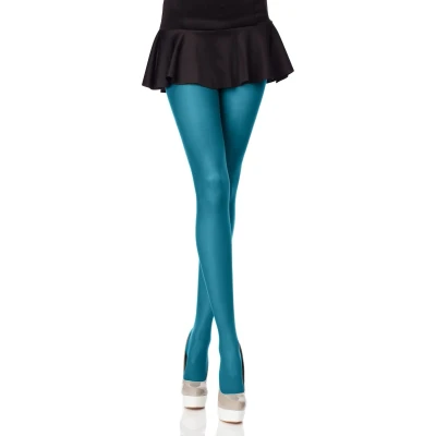 Afbeelding van Merry Style Dames Panty 40 DEN Medium gloss Polyamide SS Hiver Petrol XS S