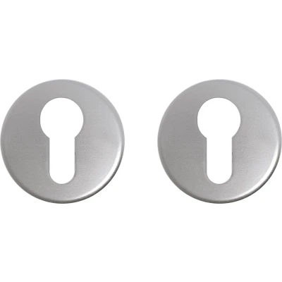 Afbeelding van Klikrozet voor cilinder aluminium rond Per set