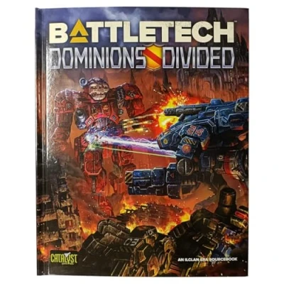 Afbeelding van Catalyst Game Labs BattleTech Dominions Divided Miniature An ILCLAN Era Sourcebook Age 14 and up 2+ Players English Version