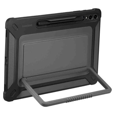 Afbeelding van Samsung Galaxy Tab S9 Plus Hoes Originele Outdoor Cover Backcover Black Kunststof Tablet Hoezen