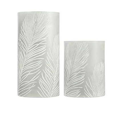 Afbeelding van Pauleen LED kaarsen Wax Cosy Feather 2 stuks