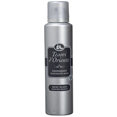 Afbeelding van Tesori d&#039;Oriente Deodorant muskus, wit, 150 ml, 2 stuks
