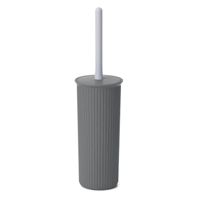 Afbeelding van TATAY Toiletborstel Baobab, polypropyleen, BPA vrij, grijs. Afmetingen 9,5 x 39,5 cm