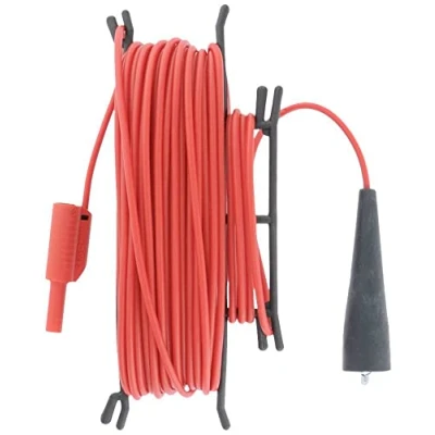Afbeelding van Metrel A 1026 Veiligheidsmeetsnoer Bananenstekker 4 mm Krokodilklem 20 m Rood 1 stuk(s)