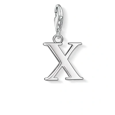 Afbeelding van Thomas Sabo Bedelhanger voor dames X letter Charm Club 925 sterling zilver 0198 001 12