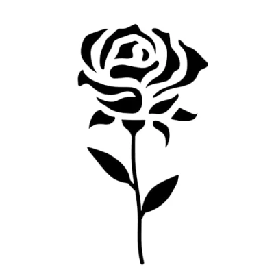 Afbeelding van tattoo Inkster kleine roos Waterdichte veganistische tijdelijke tatoeages voor volwassenen EU cosmetisch gecertificeerde kleur revolutionaire van 2 weken