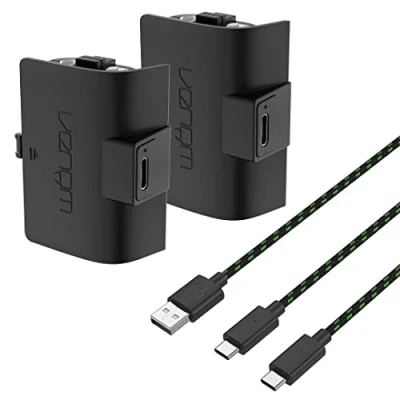 Afbeelding van Venom 1100 mAh oplaadbare batterij met hoge capaciteit Twin Pack zwart (Xbox Series X &amp; S/Xbox One)