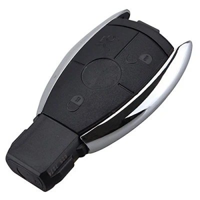 Afbeelding van Sleutelhoes voor Mercedes Benz A klasse B C CLA CLS GLC E ML Vito SL SLK SLC 3 Knoppen Plip afstandsbediening Phonillico®
