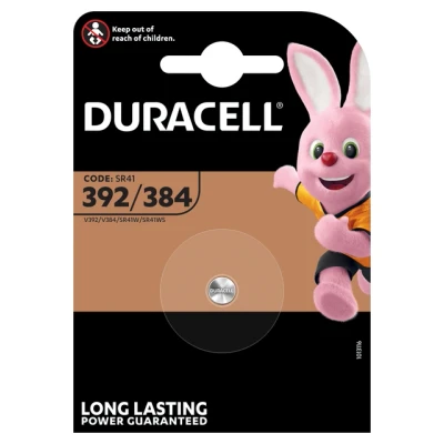 Afbeelding van Duracell Knoopcel Batterij D392 1stuk(s) 1.55V 0.045Ah 5000394067929