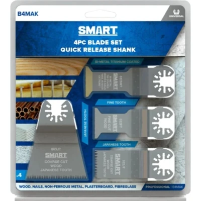 Afbeelding van SMART 4 stuks Zaagblad assortiment B4MAK