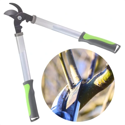 Afbeelding van Cheqo Snoeischaar 48 cm Heggenschaar Snoei Schaar Takkenschaar Tuingereedschap Aluminium Takkenknipper