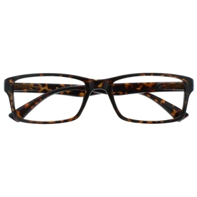 Afbeelding van The Reading Glasses Company Bruine schildpadlezers Designer stijl Mens Womens UVR092BR +2.00