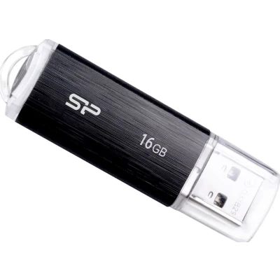 Afbeelding van USB stick Silicon Power SP016GBUF2U02V1K 16 GB 2.0 Black