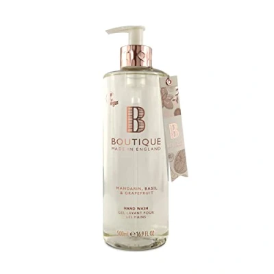 Afbeelding van Boutique Mandarin, Basil &amp; Grapefruit Hand Wash, Cleansing, Nourishing, Refreshing, Protects Hands 500ml