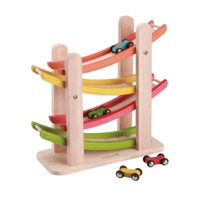 Afbeelding van EverEarth Autoracebaan EE30942 Houten Racebaan voor kinderen vanaf 18 maanden