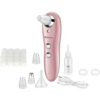 Afbeelding van Marske 4 in 1 Mee eter verwijderaar Met vernevelaar verwisselbare koppen Blackhead remover Verstopte poriën Toning sprayer 3 snelheden Paars of roze