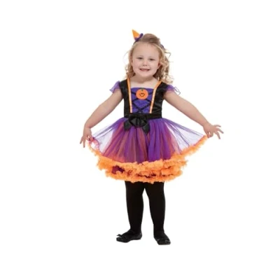 Afbeelding van SMIFFY&#039;S Pompoen tutu kostuum voor meisjes 84/90 (1 2 jaar)