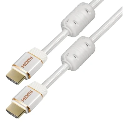 Afbeelding van Premium HDMI kabel versie 2.0 (4K 60Hz + HDR) / wit 3 meter