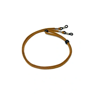 Afbeelding van GERNEO® Valencia hoogwaardige brillenband suède look unisex PU brillenkoord voor zonnebrillen &amp; leesbrillen houders zilver, walnootbruin, One Size