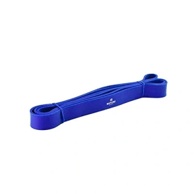 Afbeelding van Matchu Sports Power band Pull up Fitness Elastiek PRO Heavy (blauw) 1 meter 23 tot 54kg weerstand