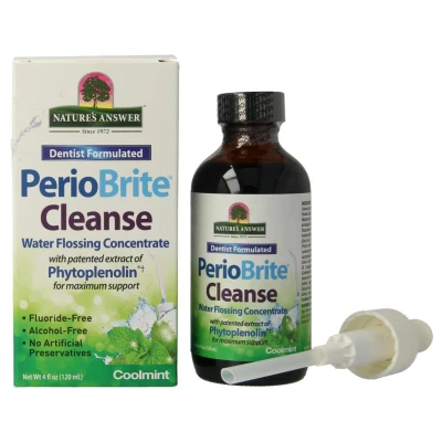 Afbeelding van Natures Answer Periobrite monddouche 22 kruiden en Q10 120 ml