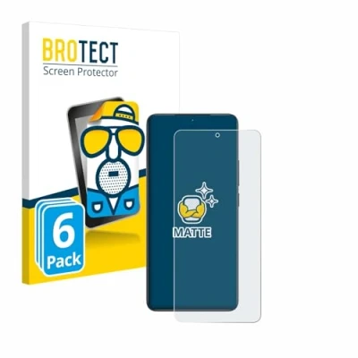 Afbeelding van BROTECT (6 Stuks) Antireflecterende Beschermfolie voor Xiaomi Poco F6 Pro Anti Glare Screen Protector, Mat, Ontspiegelend