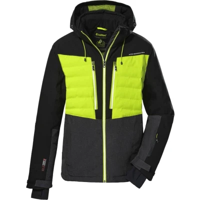 Afbeelding van killtec heren SKI jack/functioneel jack met afritsbare capuchon en sneeuwvanger KSW 56 MN JCKT, black, XXL, 38710 000
