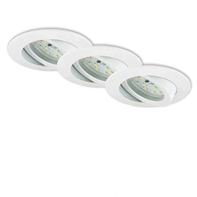 Afbeelding van Briloner Leuchten ATTACH MOVE Inbouwspots 3 stuks Draaibaar 5W Ø82mm Wit