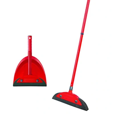 Afbeelding van Vileda Bezem En Superveger Classic, Bezemset, 3 Delig, Rood